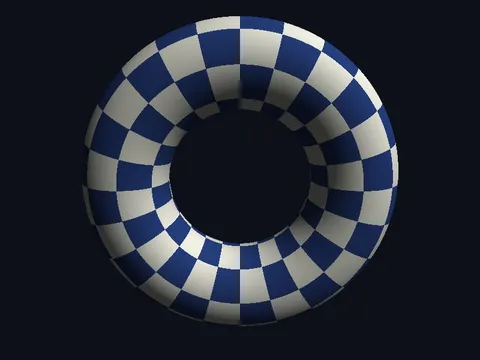 Target picture for UV checker torus