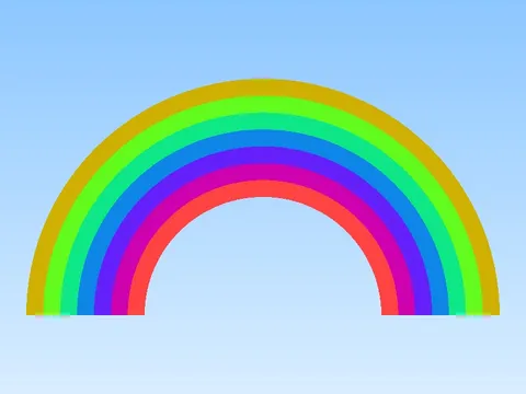 Target picture for Rainbow arc