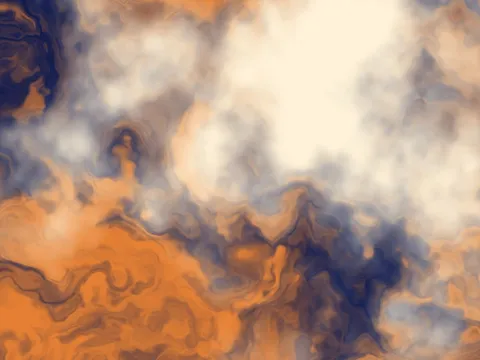 Target picture for Swirling fluid (flow noise)