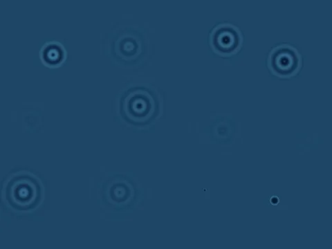 Target picture for Raindrops on a pond