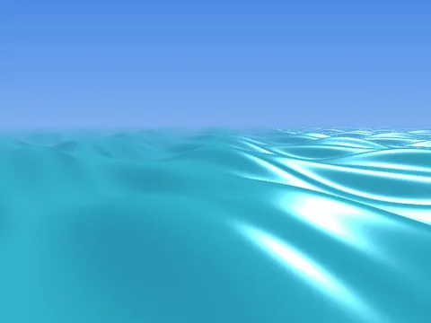 Target picture for Raymarched ocean waves